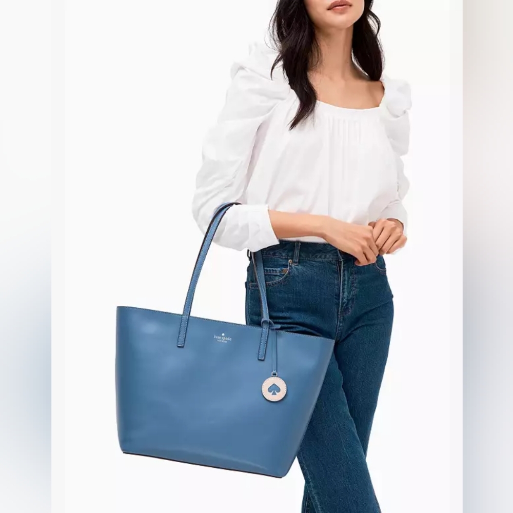 Kate Spade Blue Tanya Tote Bag